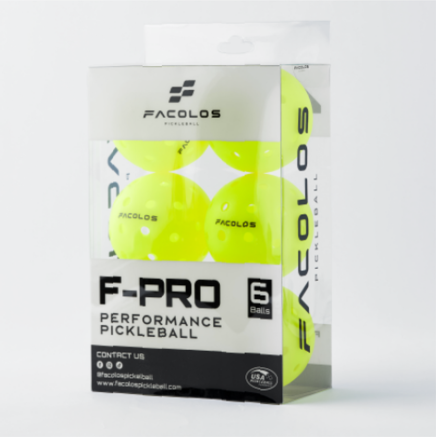 Facolos F-Pro Performance Pickleball Ball