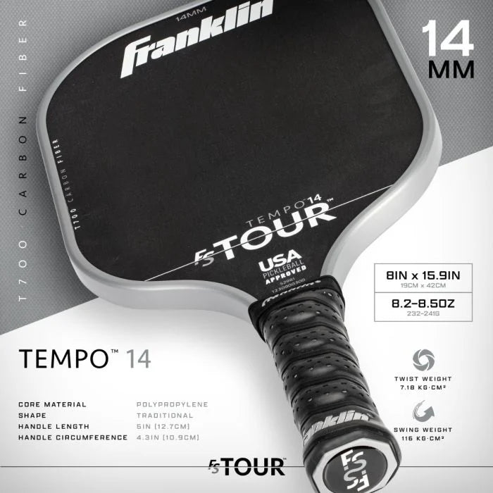 Franklin FS Tour Tempo Pickleball Paddle Series