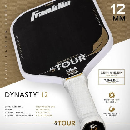 Franklin FS Tour Featherweight Series 12mm Pickleball Paddle