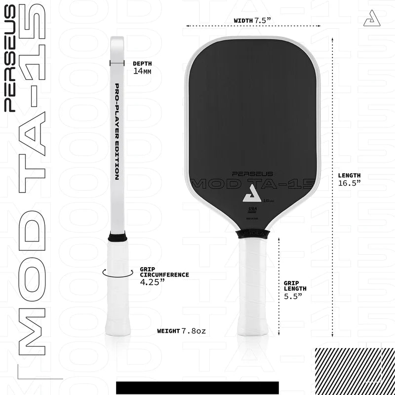 JOOLA Perseus MOD TA-15 Pro Player Edition Pickleball Paddle