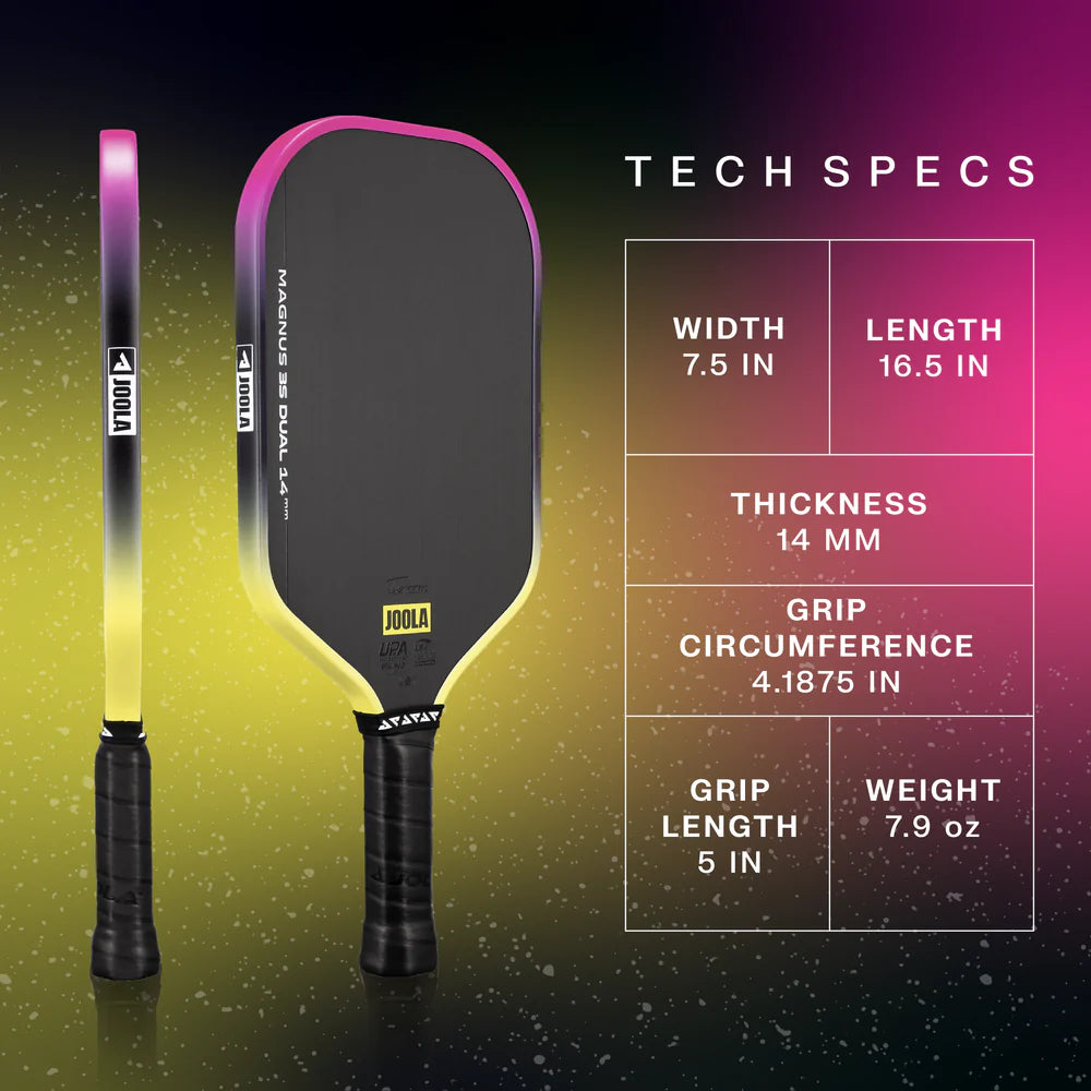 JOOLA Magnus 3S Dual 14mm Pickleball Paddle