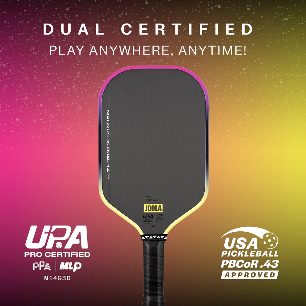 JOOLA Magnus 3S Dual 14mm Pickleball Paddle