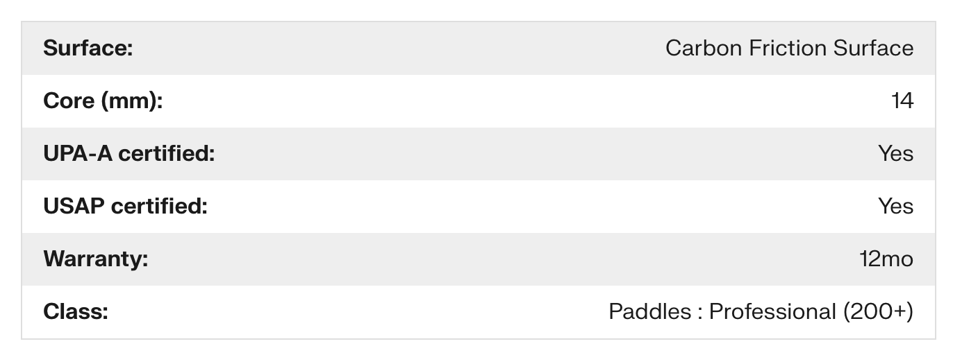 JOOLA Scorpeus 3S Dual 14mm Pickleball Paddle