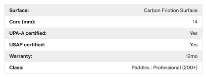 JOOLA Scorpeus 3S Dual 14mm Pickleball Paddle