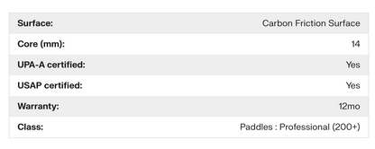 JOOLA Magnus 3S Dual 14mm Pickleball Paddle